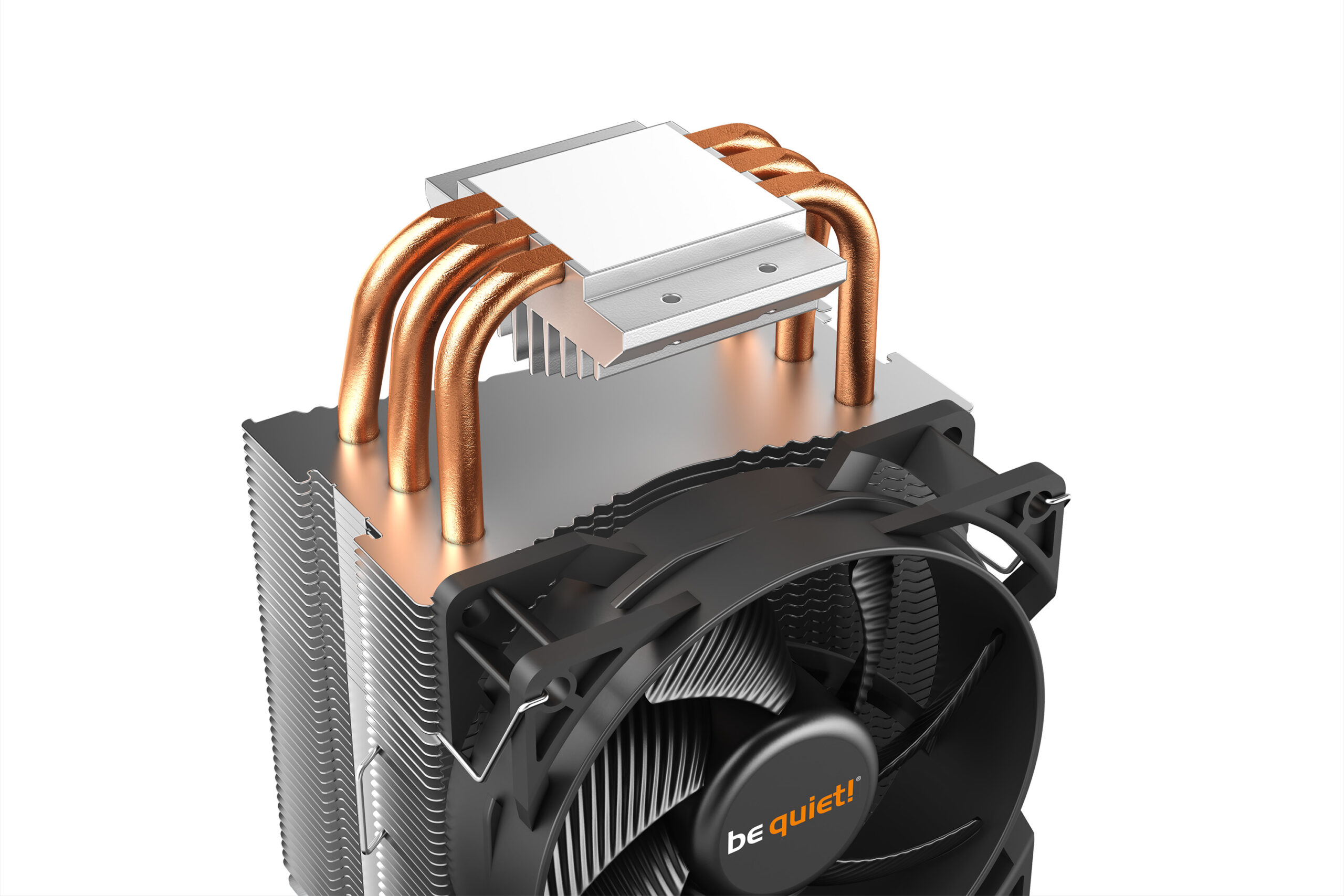 Be Quiet COOLER Pure Rock Slim 2,racire aer, Ø6 mm×3 pcs heatpipe, skt. Intel LGA, BK030 - imagine 3
