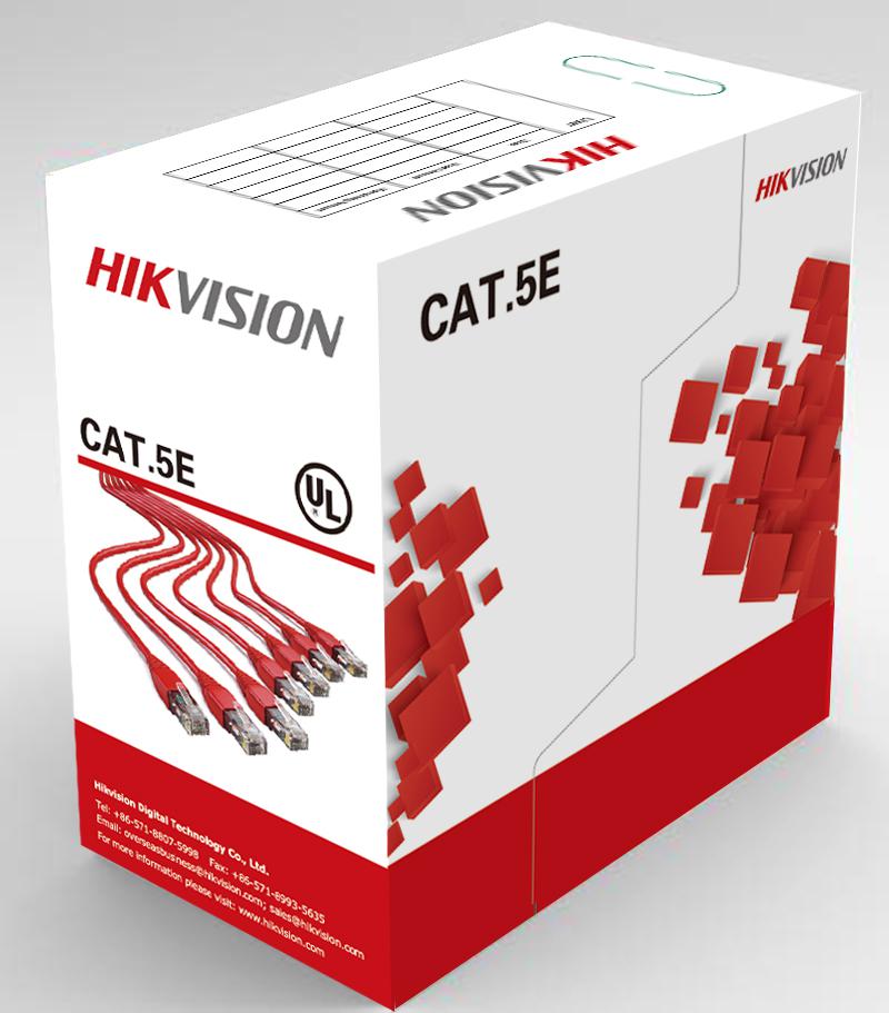 HIKVISION Cablu U/UTP cat. 5E, 24AWG, material cupru integral, ANSI/TIA-568-C.2 PVC, DS-1LN5E-S
