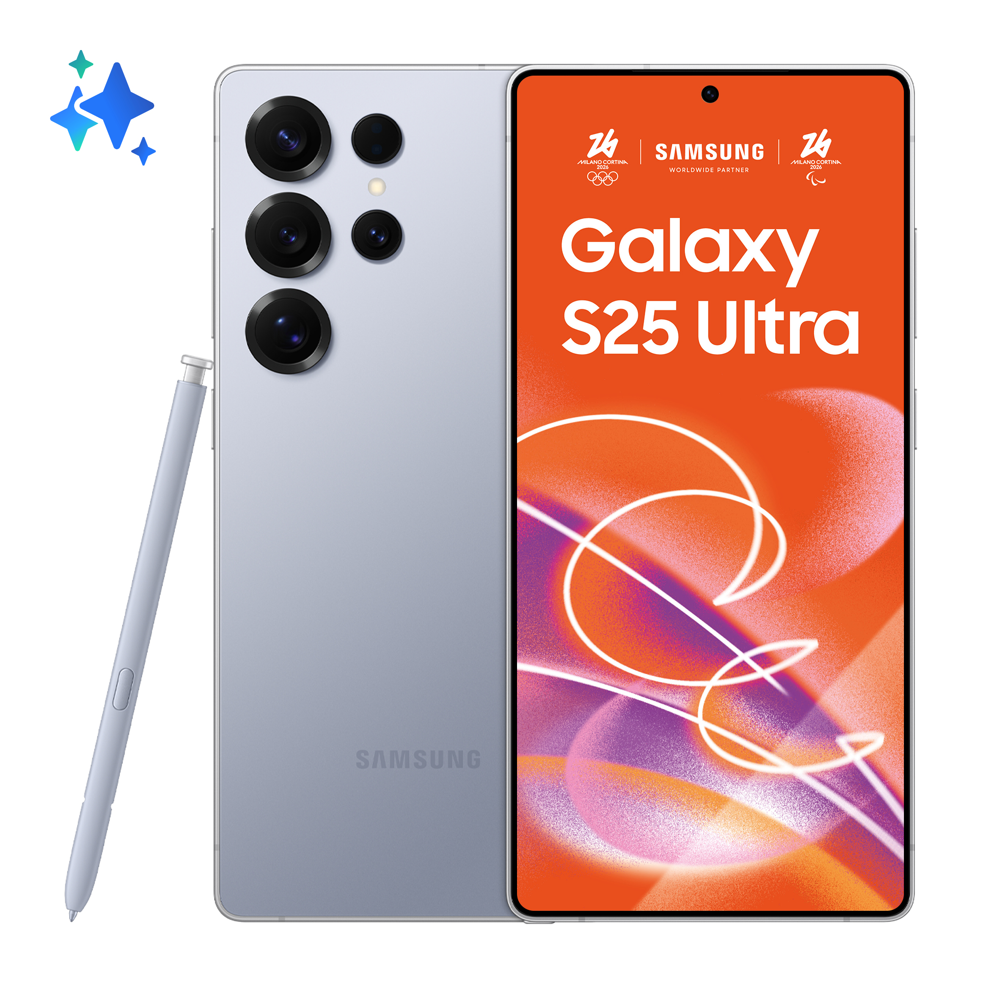 Samsung Smartphone Galaxy S25 Ultra 1TB 12GB RAM 5G Dual SIM Titanium SilverBlue, SM-S938BZBHEUE