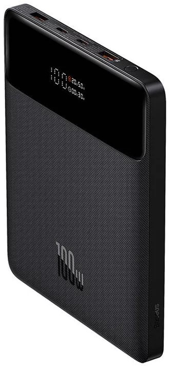 Baseus POWER BANK Blade, 20000mAh, PD 100W, ultra thin, 2 x USB; 2 x USB Type-C, display, PPBL000201