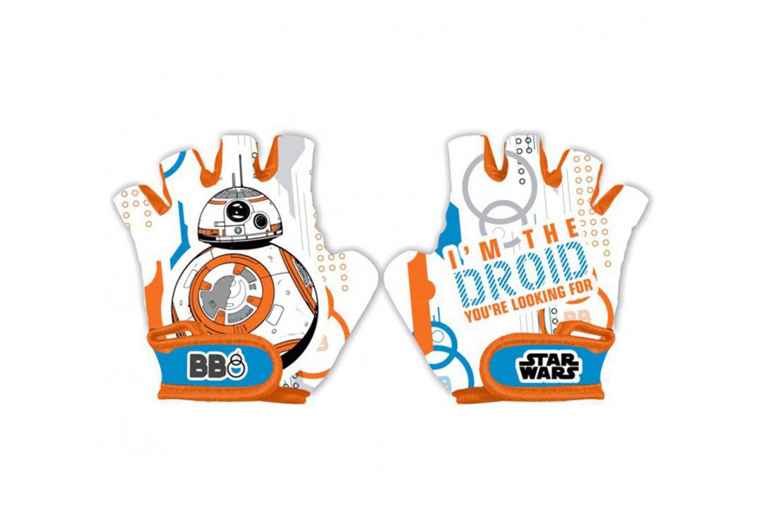 PEGAS MANUSI PENTRU BICICLETA SEVEN, MODEL STAR WARS, ALB PORTOCALIU, DIS-9039-GLSW01
