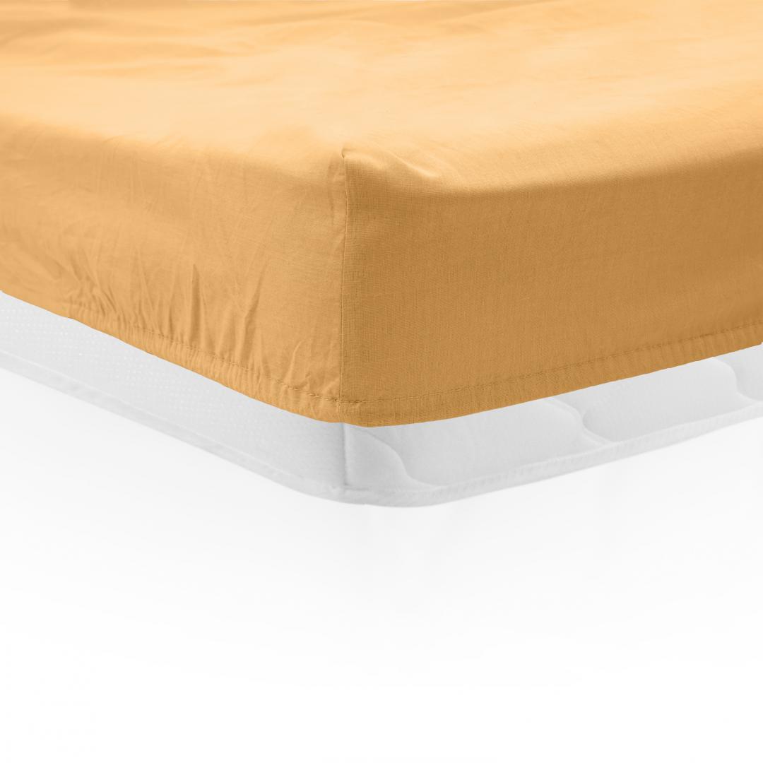 HEINNER CEARCEAF PAT CU ELASTIC 180X200 CM GALBEN PAL, HR-SHEET180-GBP