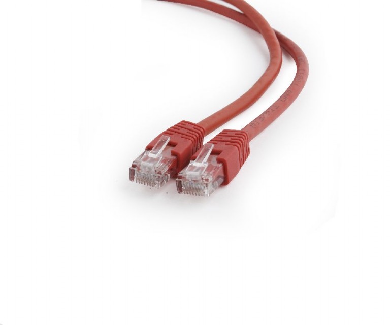 Gembird PATCH CORD UTP Cat6, cupru-aluminiu, 1 m, rosu, AWG26, PP6U-1M/R