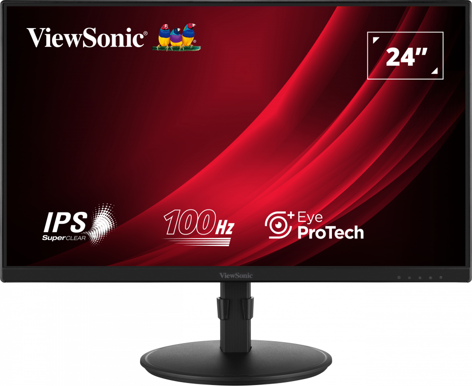 VIEWSONIC Monitor Consumer, 24", 1920x1080 pixeli, Black, VG2408A-MHD