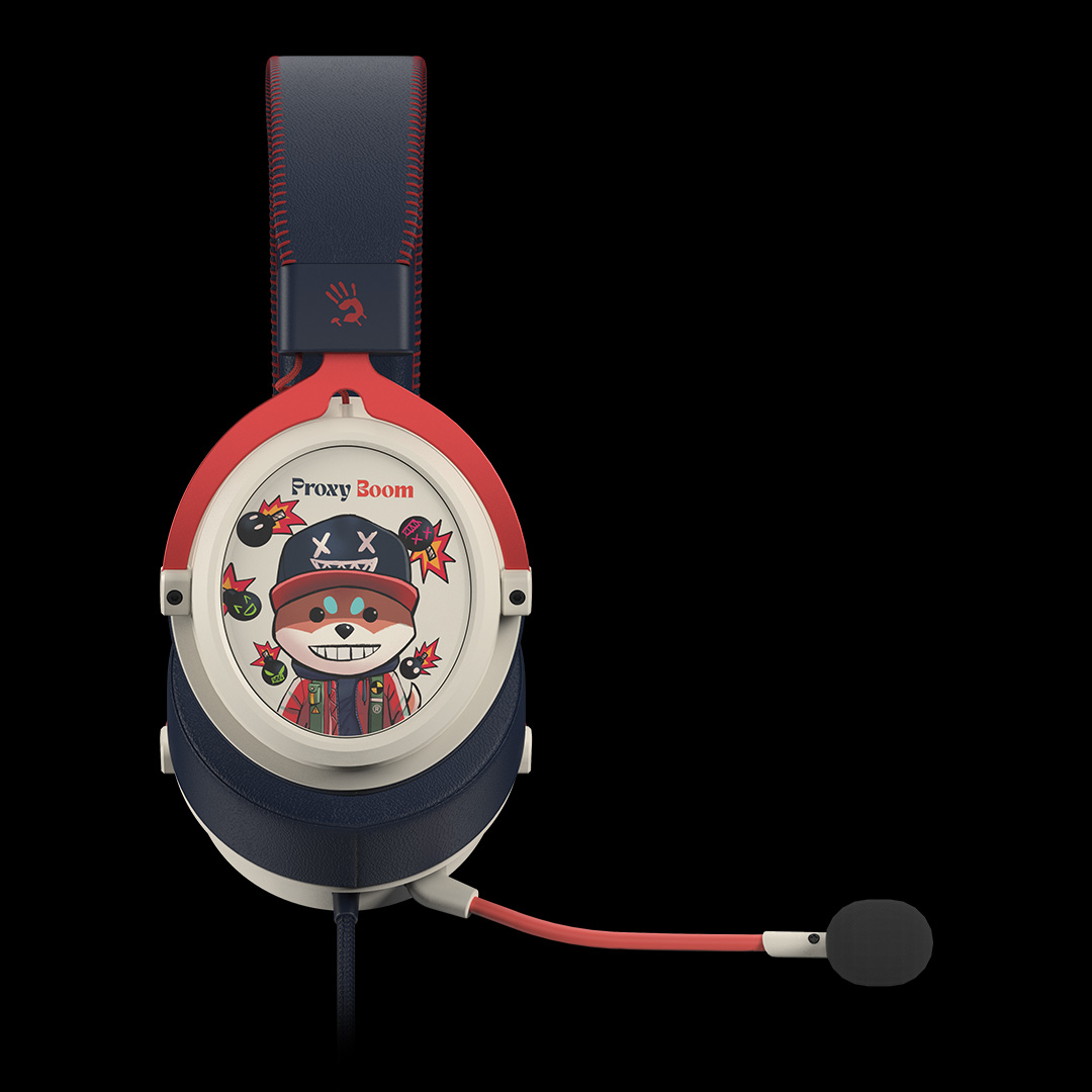 A4Tech Casti gaming Bloody Gaming-Specific Sound Quality USB Proxy Boom 4711421, M595 Proxy Boom