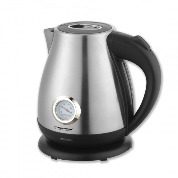 Esperanza Fierbator electric Thames cu termometru 2200W 1.7lInox, EKK029