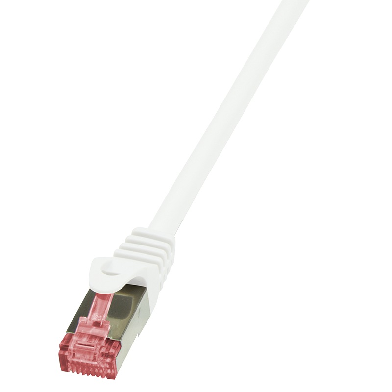 Logilink PATCH CORD S/FTP Cat6, LSZH, cupru, 7.5 m, alb, AWG27, dublu ecranat, CQ2081S