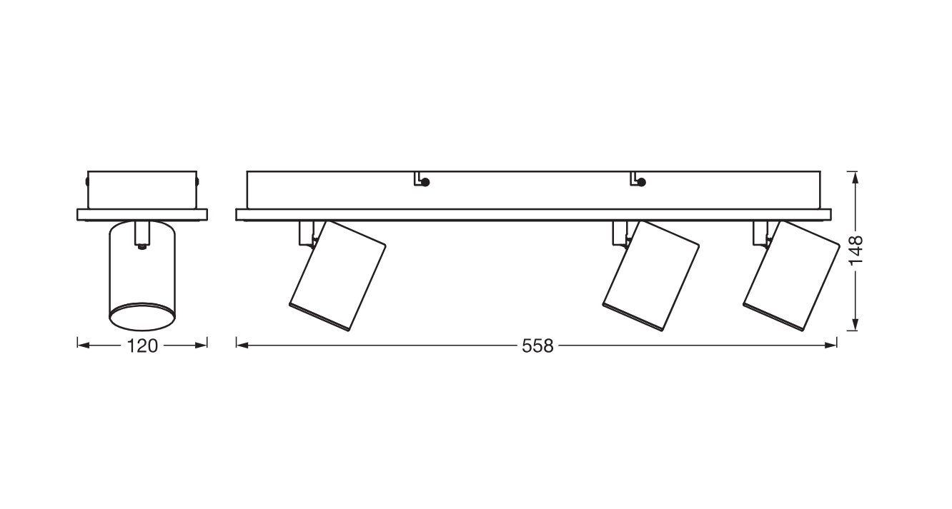 Osram DECOR SPOT MARS 558MM 41W SEL WT LEDV, 000004058075828421 - imagine 3
