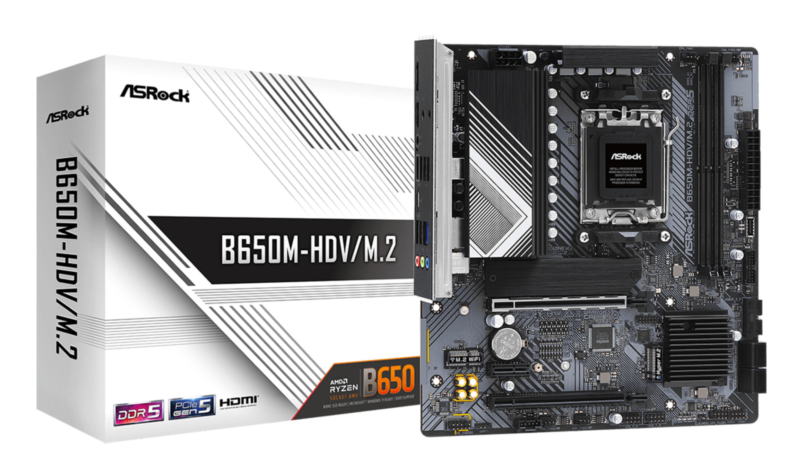 Asrock Placa de baza, B650M-HDV/M.2