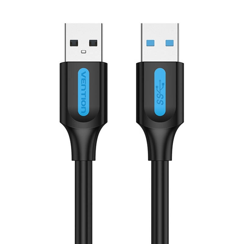 Vention Cablu alimentare si date, USB 3.0 A (T) la USB 3.0 A (T), 1M, PVC, negru, CONBF