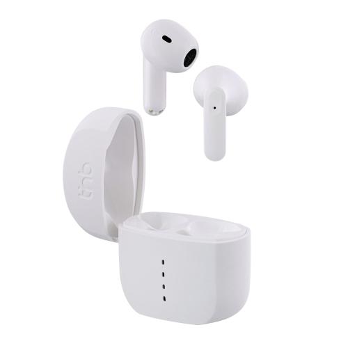 TnB ZIP 2 - semi in-ear TWS earphones - White, EBZIPP2WH