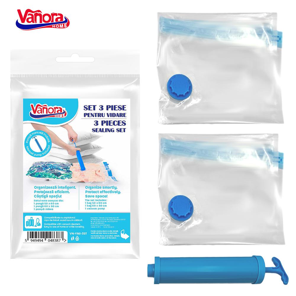 VANORA SET 3 PIESE PENTRU VIDARE CU POMPA, VANORA HOME, VN-YMJ-3ST - imagine 2
