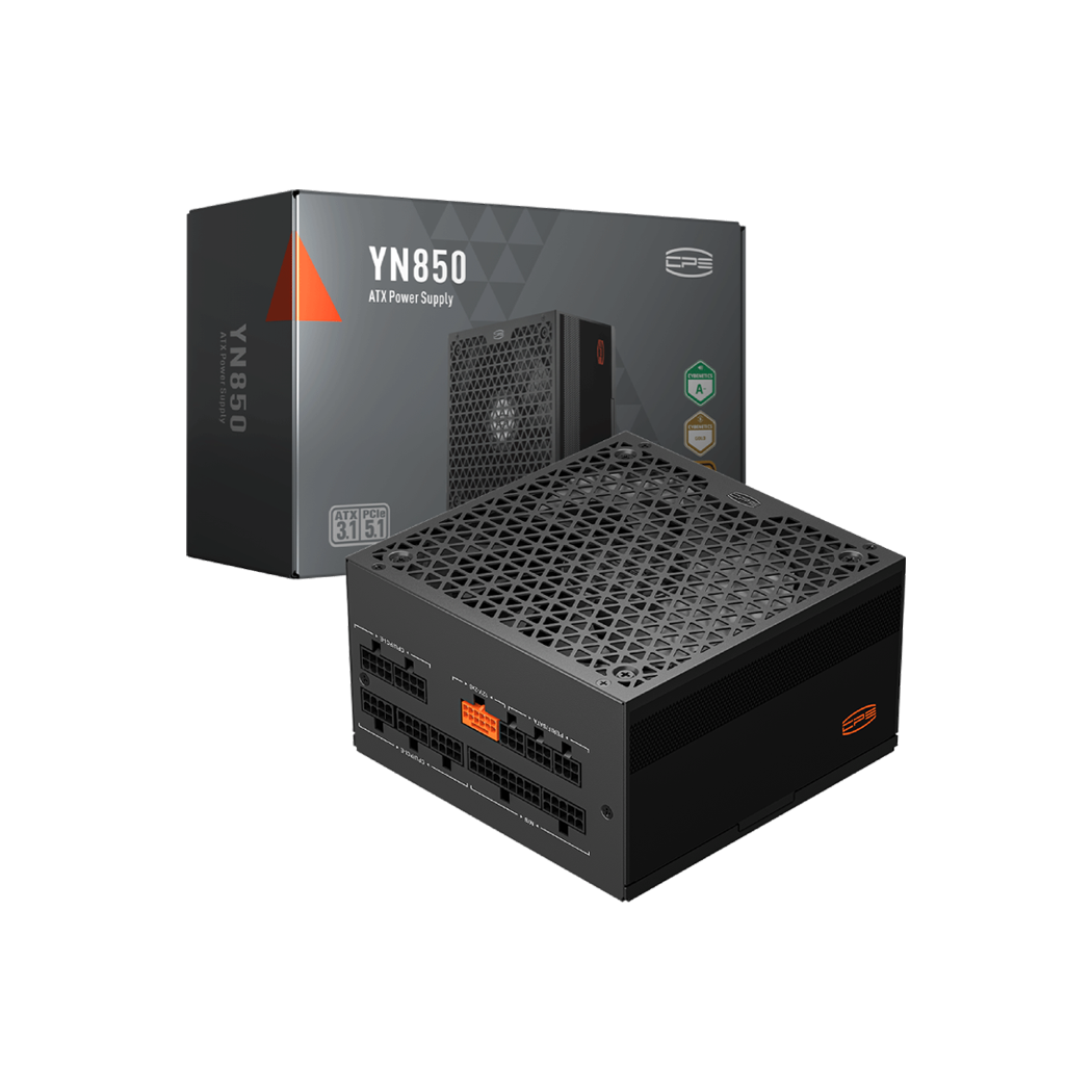 PCCOOLER Sursa "YN850", 850W, certificare 80 Plus Gold, modular, fan 135mm, negru, P5-YN850-G1F - imagine 8