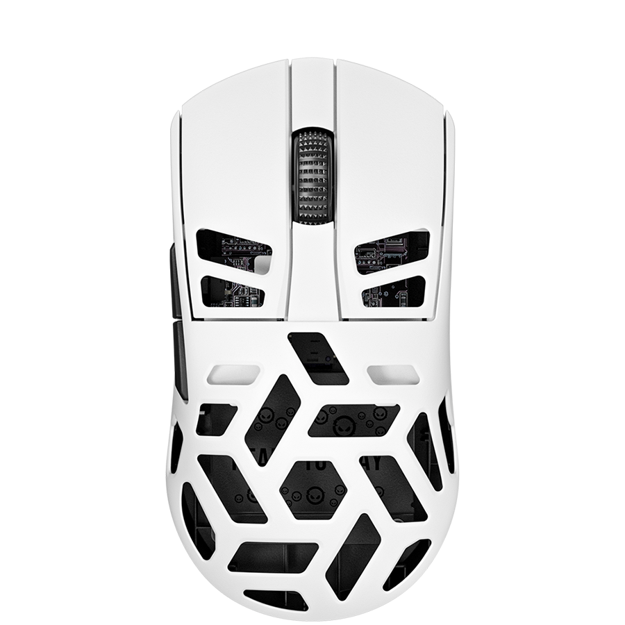 LORGAR MSE90W, Magnesium Alloy Wireless Gaming Mouse Elite, White, LRG-MSE90W-WH