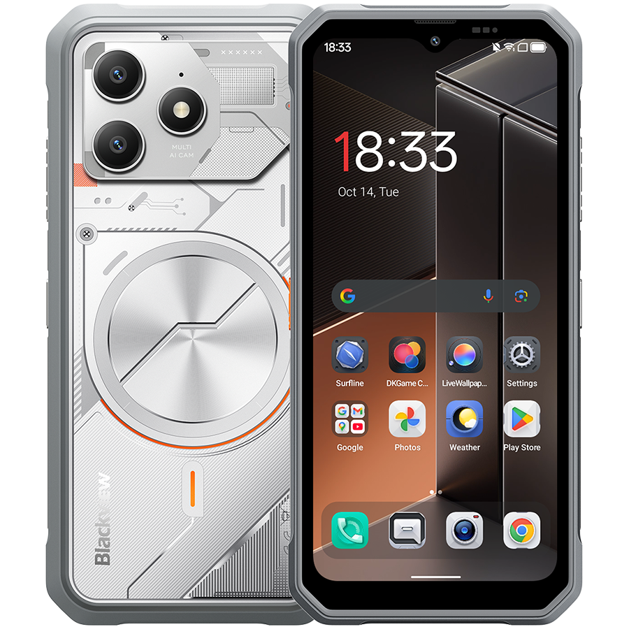 Blackview FORT100 LTE 6.56-inch HD+ 1612x720 90Hz 8+128GB MT Helio G81 Octa-Core, BVFORT100_W_EU