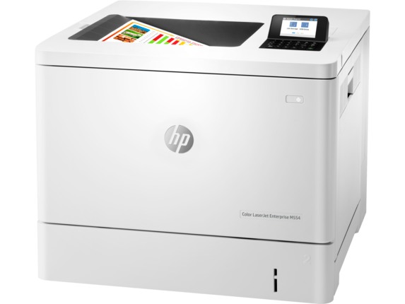 HP Imprimanta Laser Color M554dn, A4, Impr., 33ppm mono, 33ppm color, USB|Ret, Duplex:Da, 7ZU81A