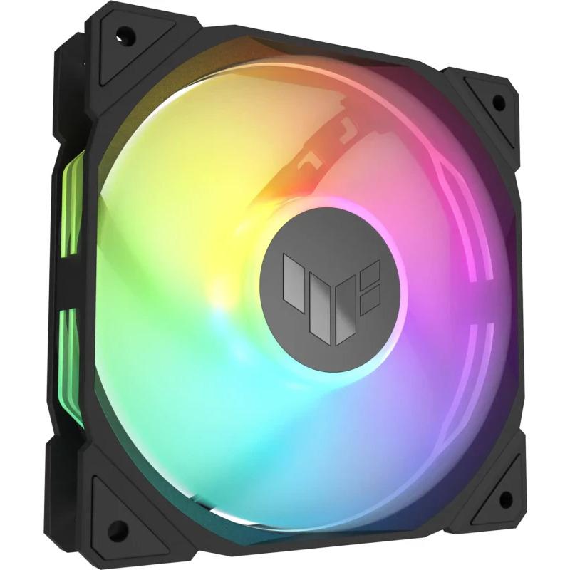Asus Fan TUF Gaming TR120 ARGB BLACK REV, TUF GAMING TR120 FAN ARGB REVERSE BLACK - imagine 3
