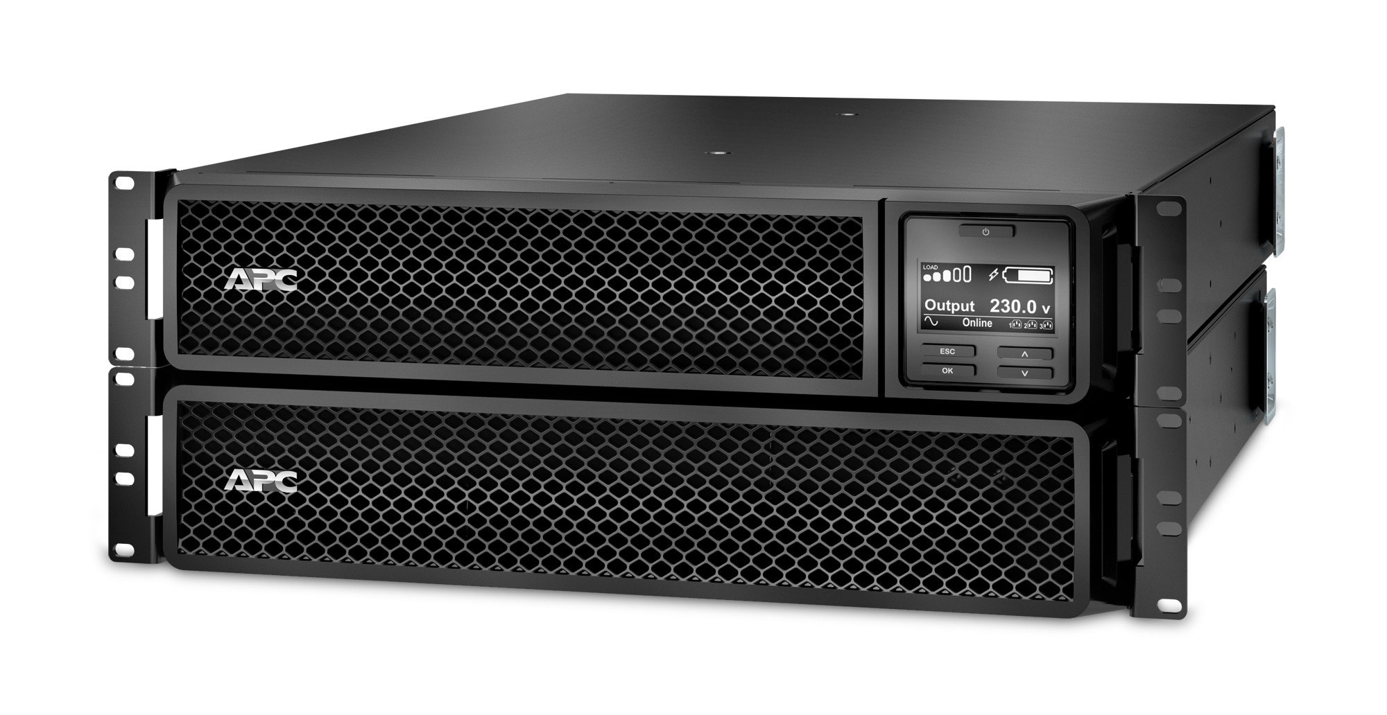 APC UPS, Smart-UPS SRT, Online cu sinusoida pura, rack, 3000VA/2700W, AVR, IEC x 10, SRT3000RMXLI-NC