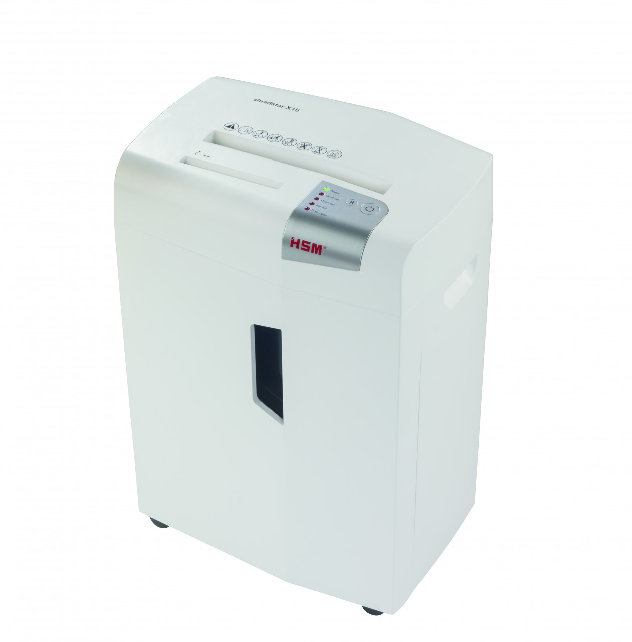 HSM Distrugator documente manual ShredStar X15, 15 coli, cross cut (4 x 37mm), securitate, H-1030121