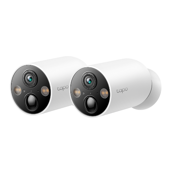 Tp-Link CAMERA IP Exterior cu acumulator, IP66, dist. IR 15 m, tip lentila fixa, Tapo C425(2-pack)