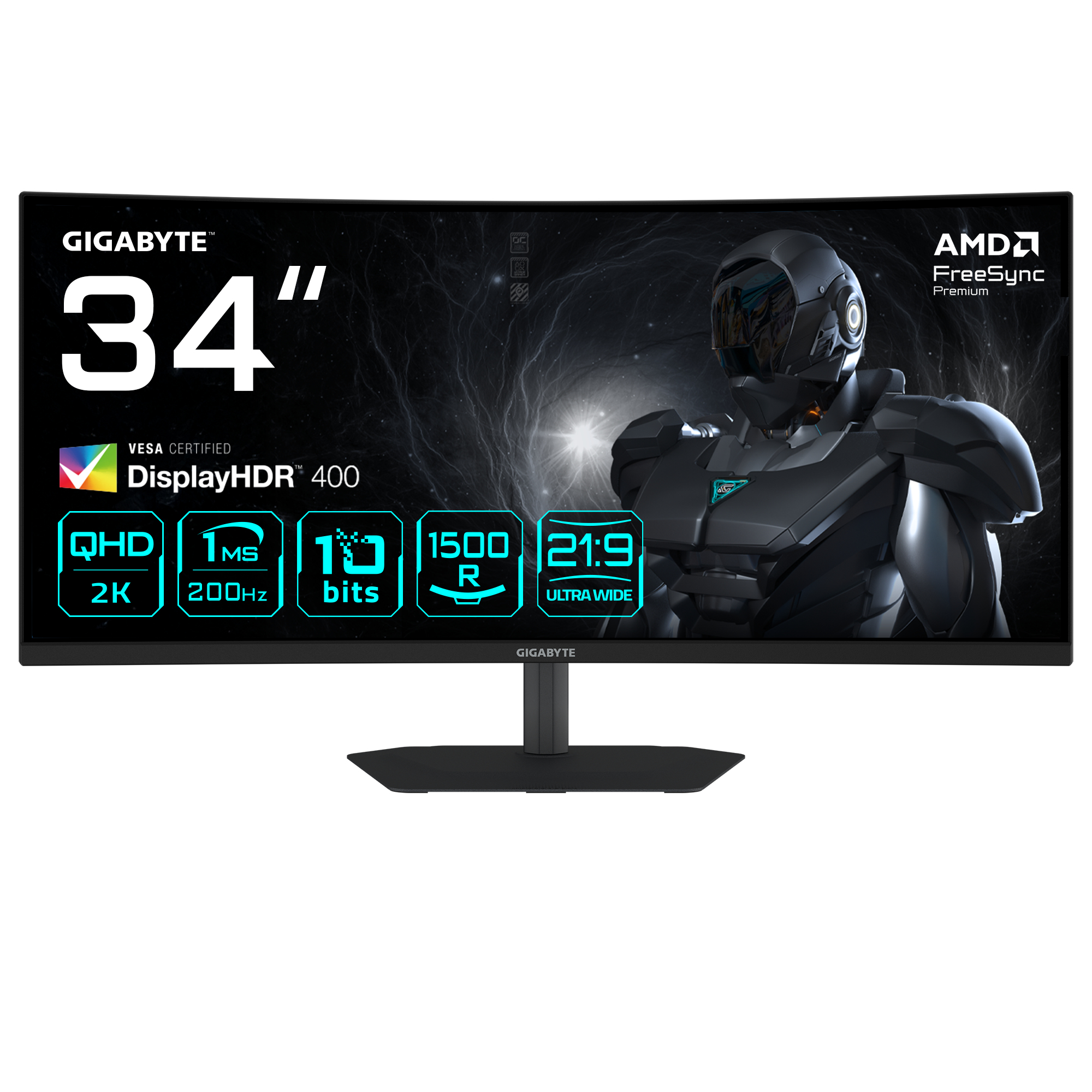 Gigabyte G34WQC2 34" WQHD Curved, G34WQC2 EK