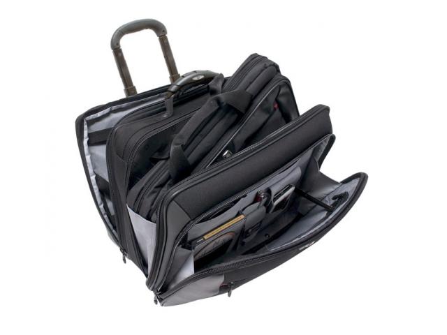 WENGER GENTI si RUCSACURI voiaj Potomac 17 inch Double Gusset Wheeled Computer, Black, 600661