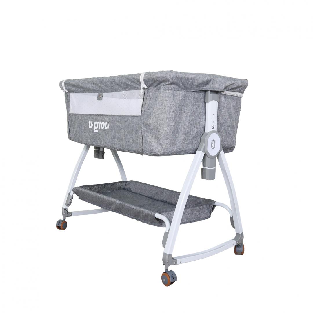 U-GROW Patut 2 in 1 Co-Sleeper cu functie de leagan, UG-WBB818
