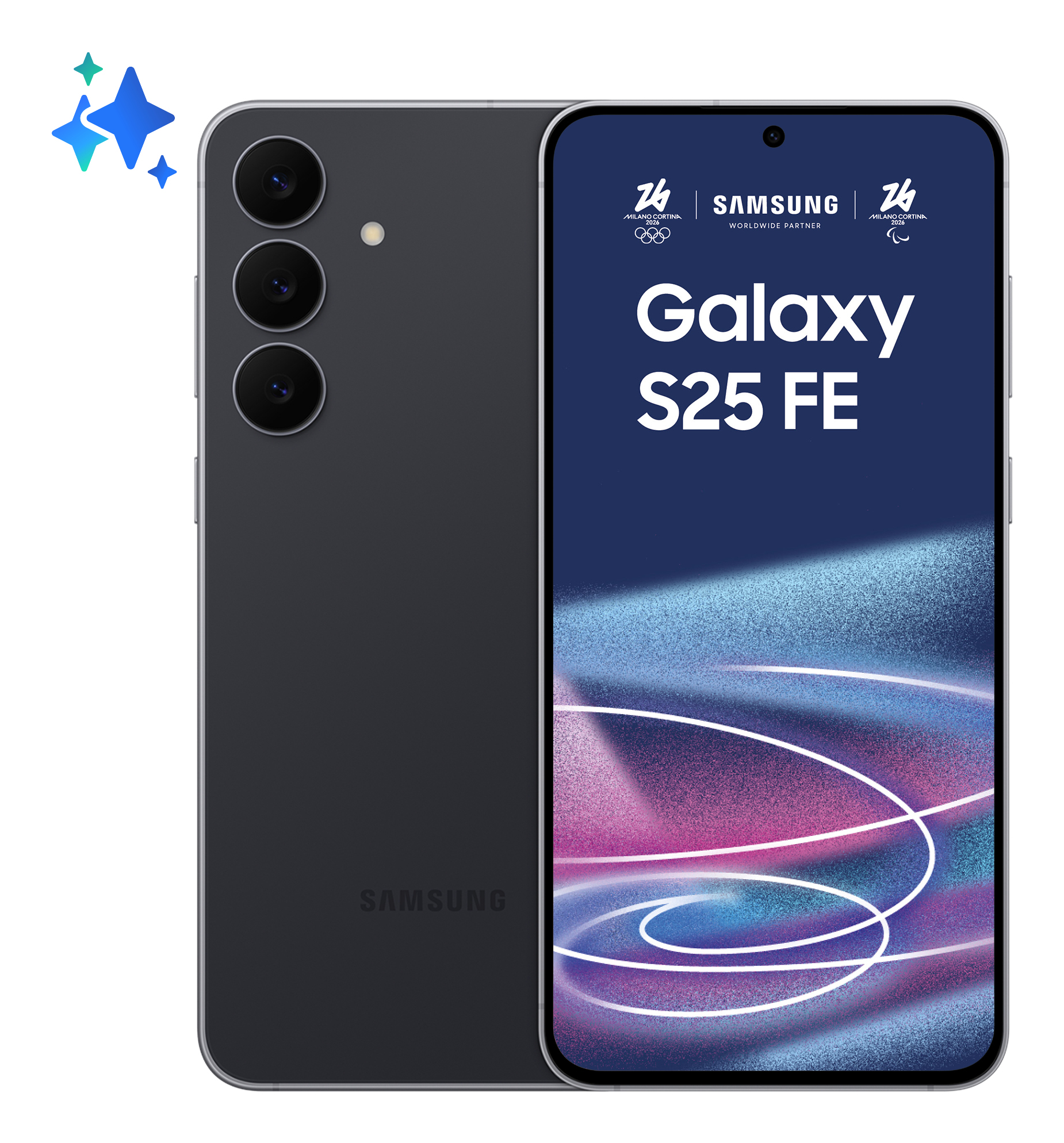 Samsung Smartphone Galaxy S25 FE 256GB 8GB RAM 5G Dual SIM Jetblack, SM-S731BZKGEUE