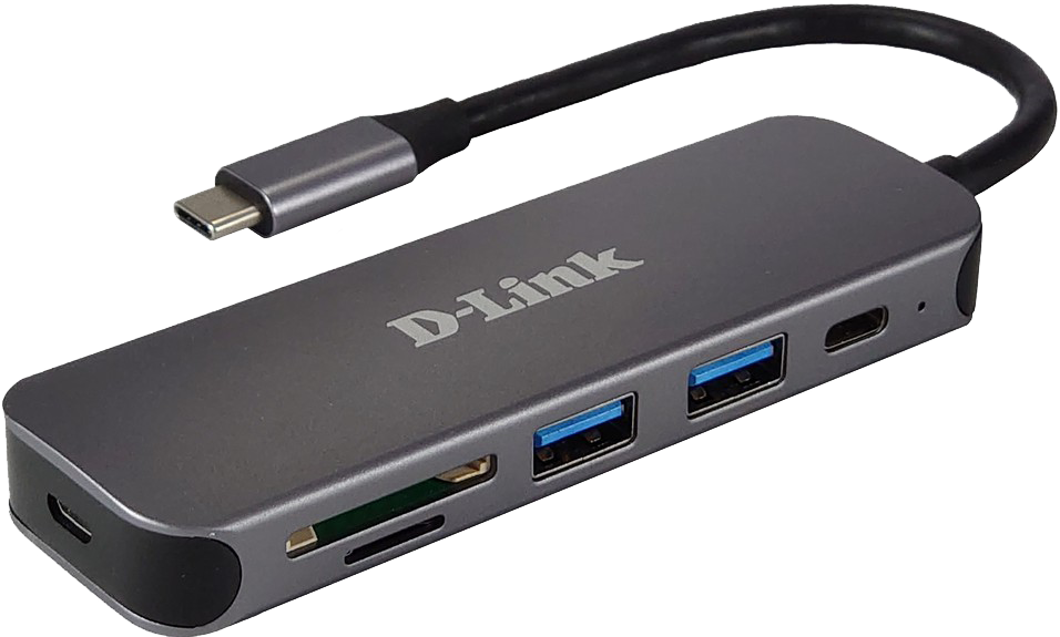 D-Link HUB extern,porturi 2xSuperSpeed USB 3.0,1xUSB-C (Thunderbolt) port with data, DUB-2325