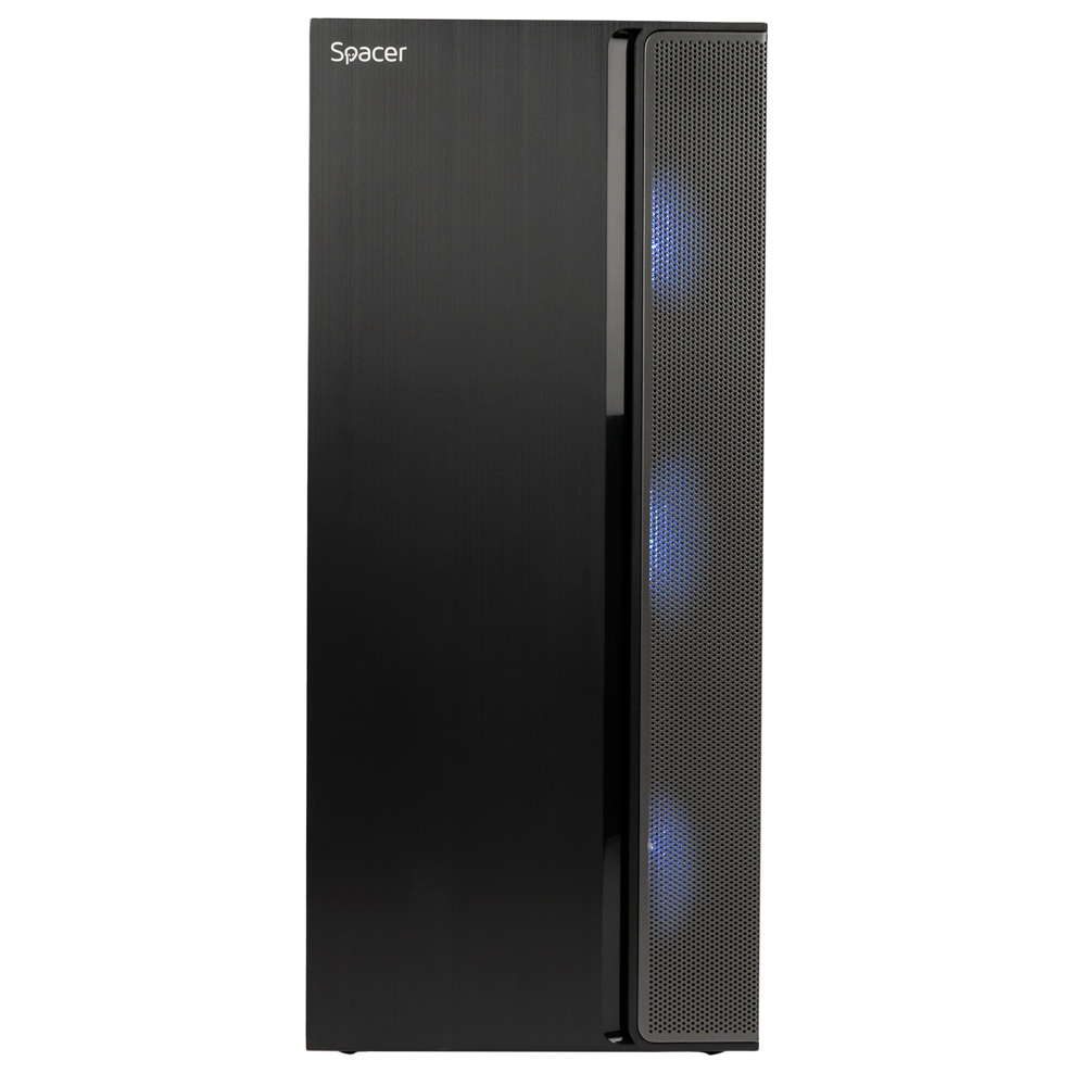 SPACER CARCASA - gaming, Middle Tower, ATX, ICE-HERO, fara sursa, sticla, SPCS-GC-ICE-HERO - imagine 3