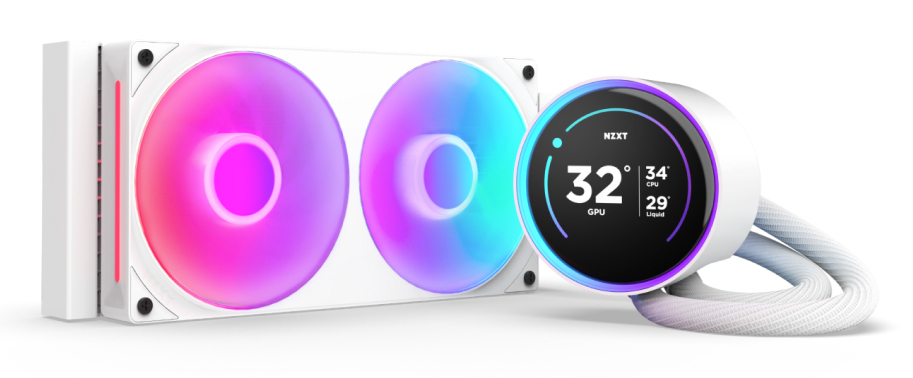NZXT Cooler procesor Kraken Elite 240 RGB (2024) RGB LED 2 x 120 mm, RL-KR24E-W2