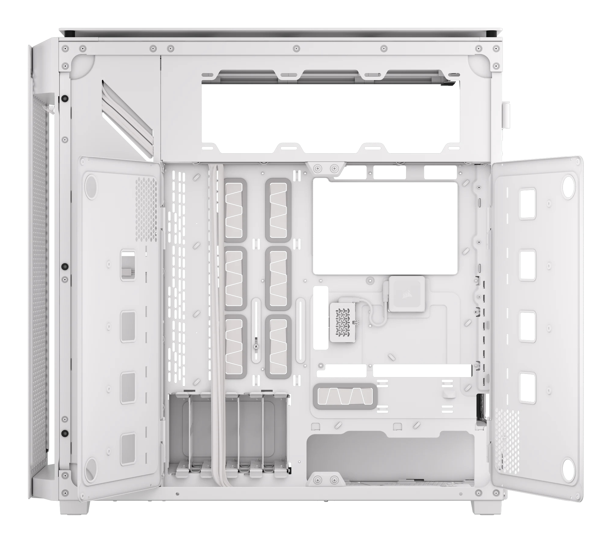 Corsair CR Case 9000D RGB AIR SUPER FT WHITE, CC-9011274-WW - imagine 4