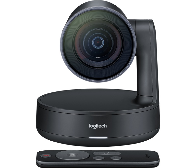 Logitech CAMERA web Rally Camera, 4K UHD rez 3840 x 2160, USB 3.0, negru, 960-001227