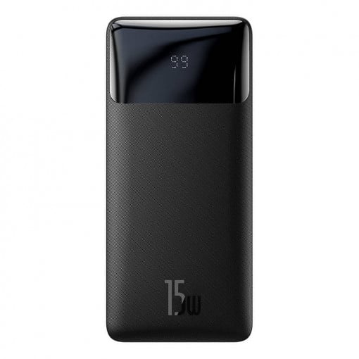 Baseus POWER BANK Bipow, 10000mAh, 15W, 2 x USB; 1 x USB Type-C, digital display pt., PPBD050001