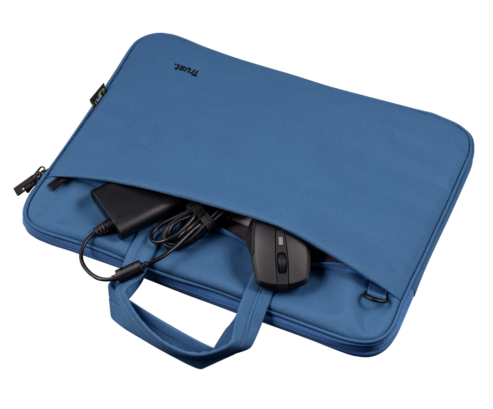Trust Bologna Bag ECO 16" laptops Blue, TR-24448 - imagine 3