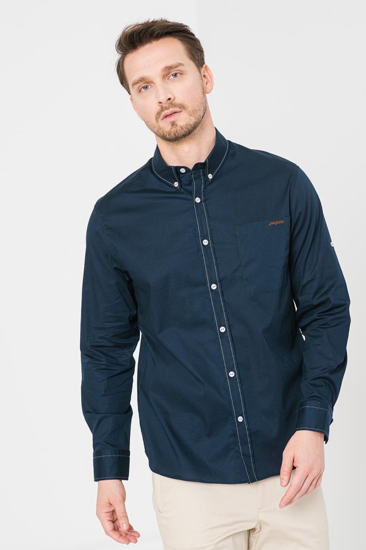 PEGAS CAMASA CASUAL BARBATI DARK NAVY L, PS2122-14-64N-L