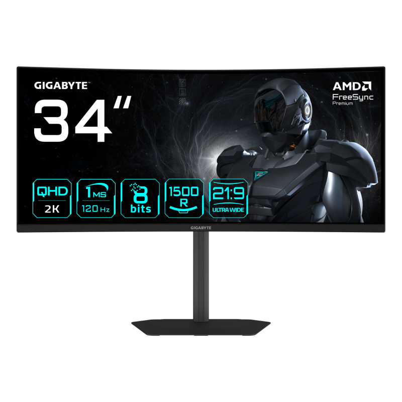 Gigabyte VA 35" WQHD 120Hz, GS34WQCA