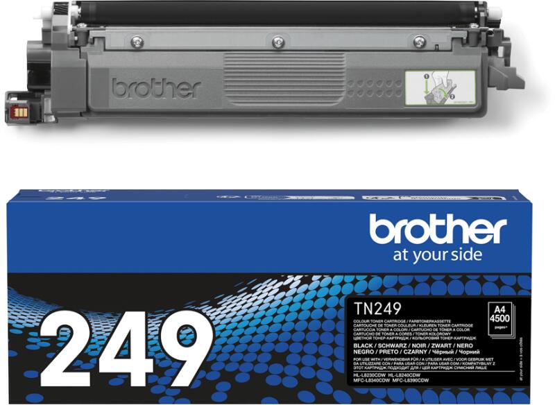 BROTHER Toner Original Black pentru HL-L8230|HL-L8240|MFC-L8340|MFC-L8390, 4.5K, TN249BK