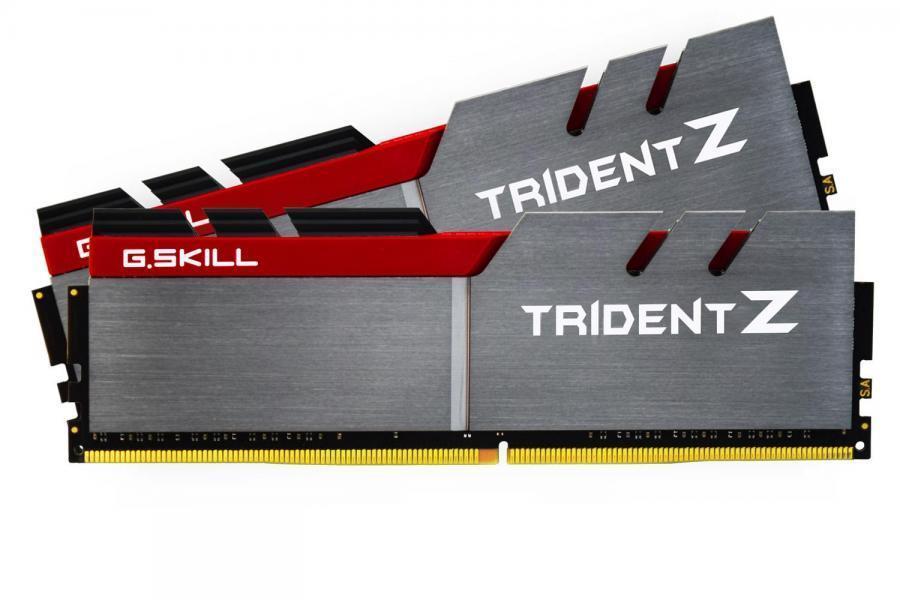 G.Skill Memorie DDR - gaming Trident Z DDR4 16GB frecventa 3200 MHz, 8GB x 2, F4-3200C16D-16GTZB