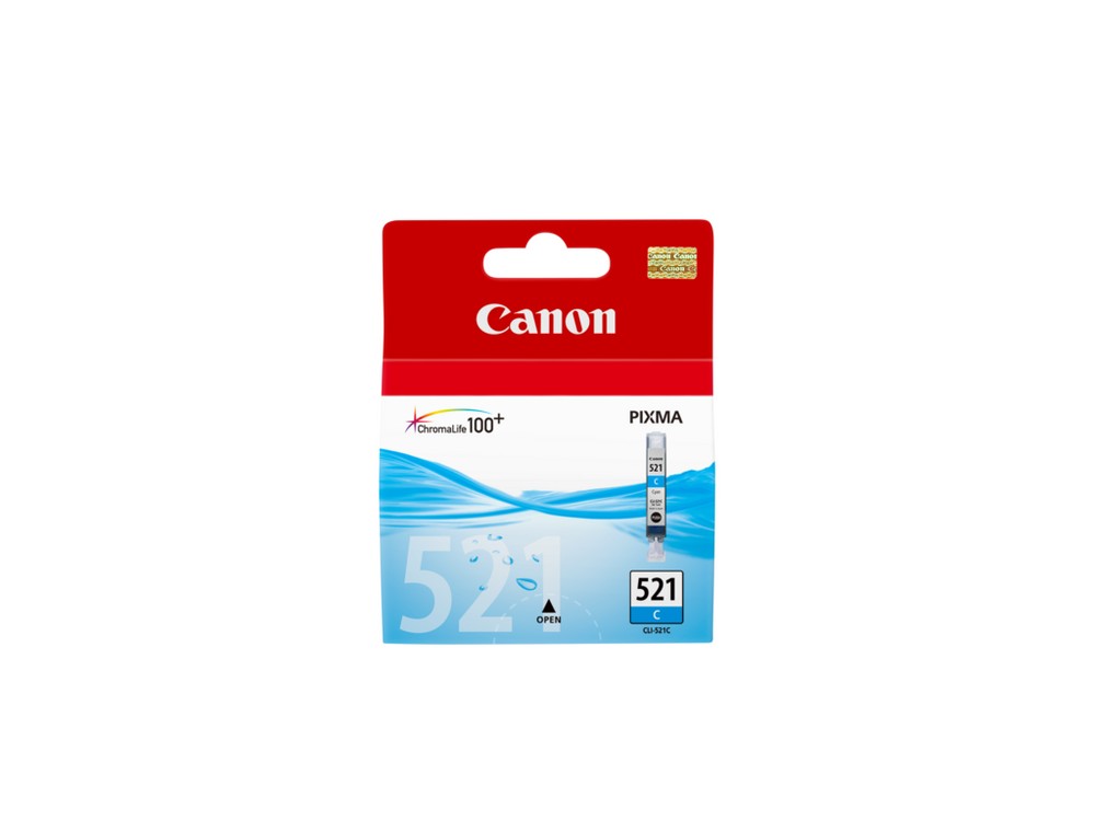 Canon Cartus cerneala Cyan CLI-521C, 2934B001AA