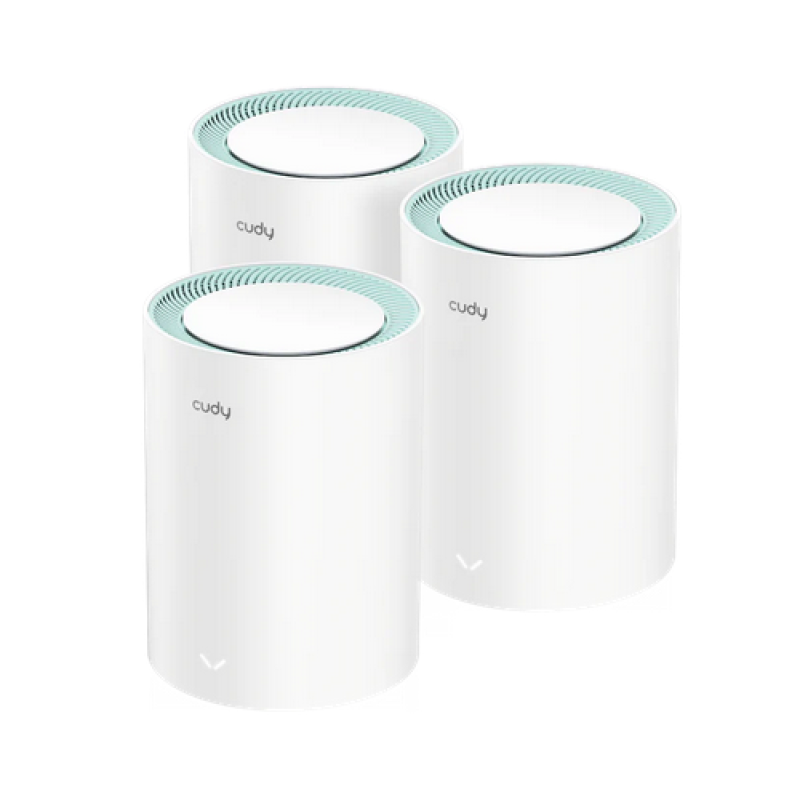 CUDY Router wireless M1500, WIFI 6, Mesh, Dual Band, M1500(3-PACK)
