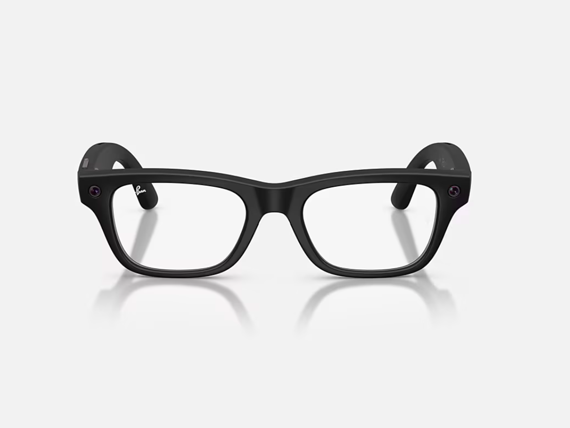 RAYBAN Ray-Ban Meta Blayzer Optics Gen 2 AI Glasses Matte Black/Demo, RW7001 2077 50