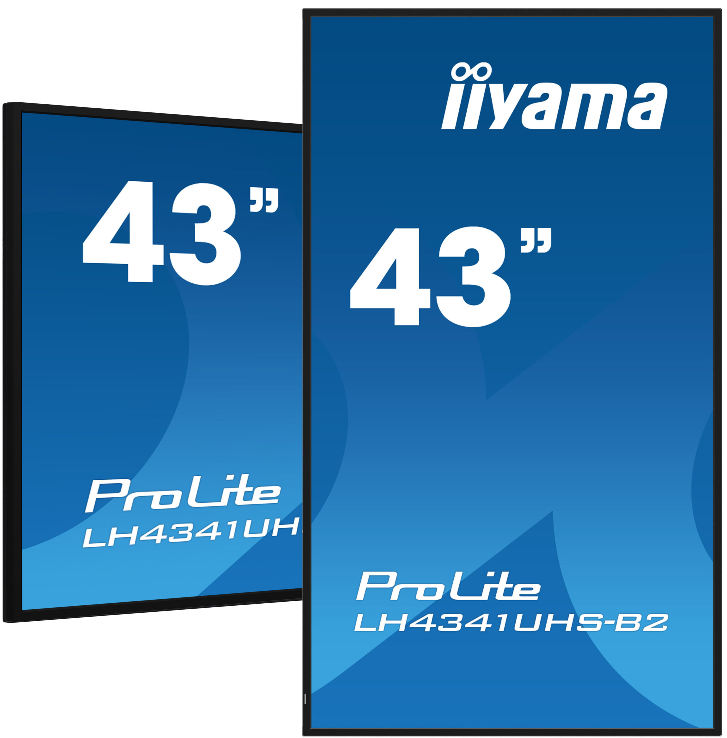 Iiyama Monitor LED ProLite 43" IPS LED, 4K, 24/7 Digital Signage, 1xVGA, 3xHDMI, LH4341UHS-B2