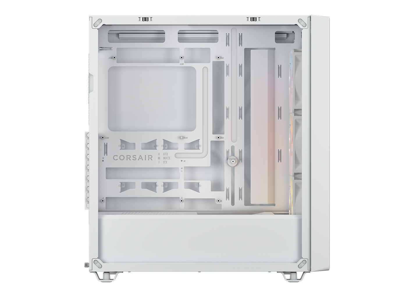Corsair Carcasa 3200D RS ARGB, Mid-Tower, ATX, 3 ventilatoare incluse RS120 ARGB, Alb, CC-9011345-WW - imagine 3
