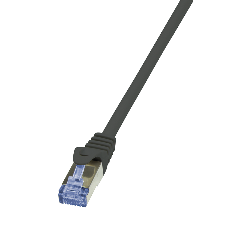Logilink PATCH CORD S/FTP Cat7, LSZH, cupru, 600MHz, mufe RJ45 Cat6a, 1 m, negru, AWG26, CQ4033S
