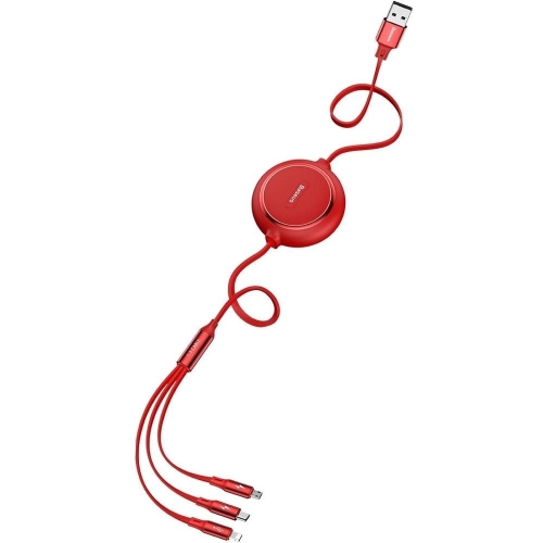 Baseus CABLU alimentare si date Golden Loop, retractabil 3-in-1, pt smartphone,USB la, CAMLT-JH09 - imagine 2