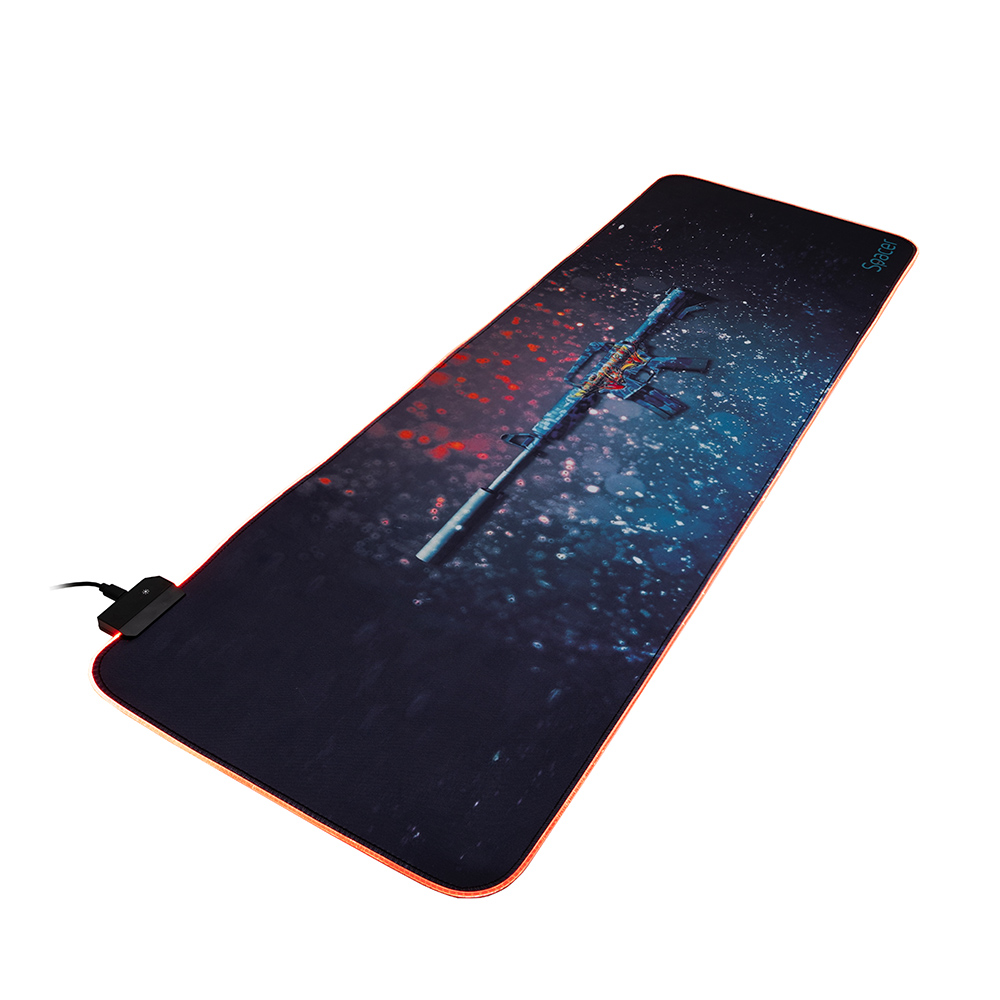 SPACER MousePAD RGB gaming, SP-PAD-GAME-RGB-PICT