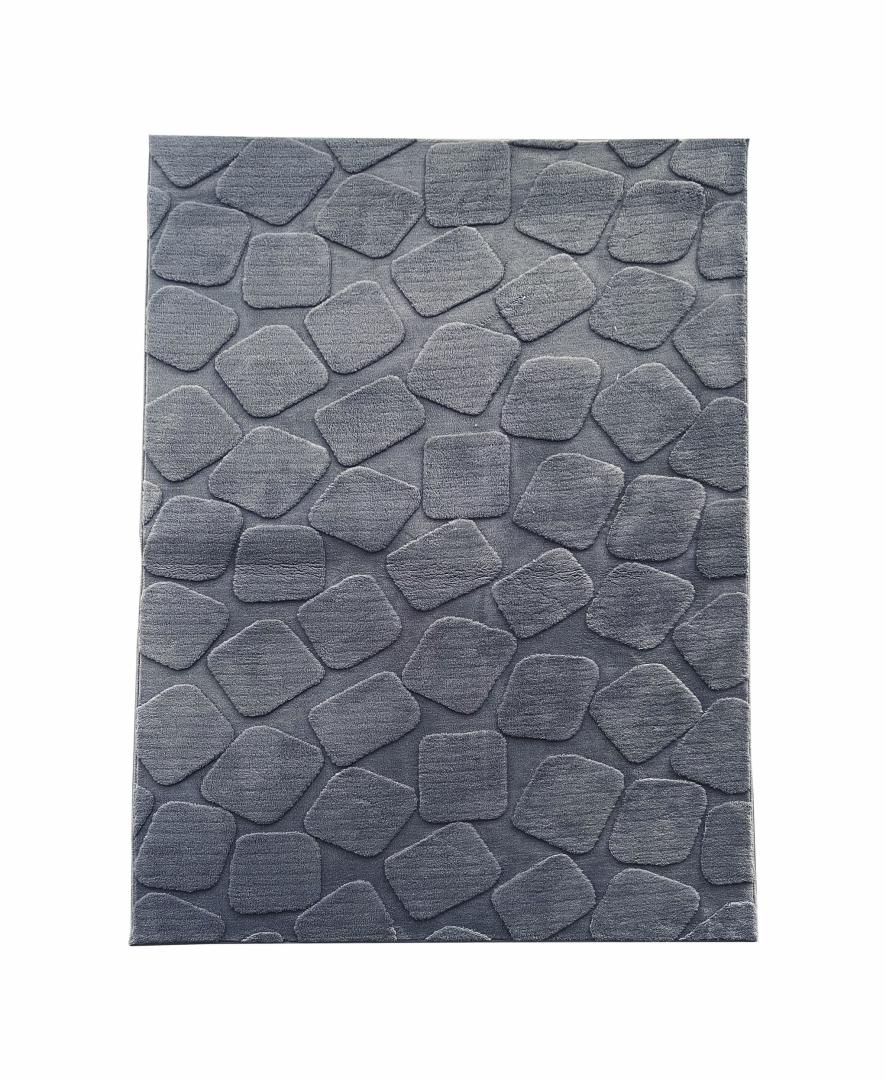 HEINNER Covor, model in relief,Stone,120x160 Gri, HR-STNRUG120-GRI