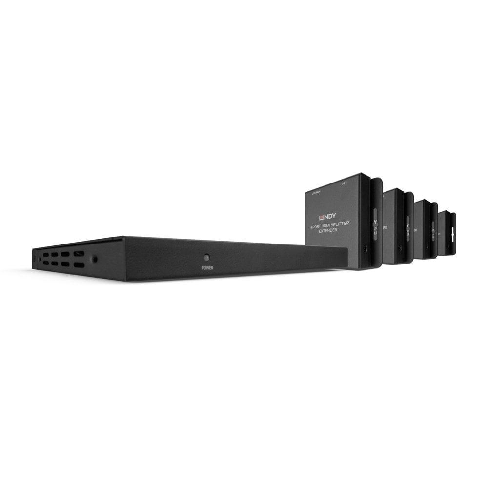 Lindy 50m Cat.6 4 Port HDMI & IR Extende, LY-38155