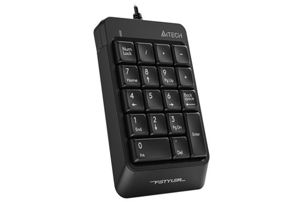A4TECH Tastatura Fstyler FK13P, USB, Negru, FK-13P-BK